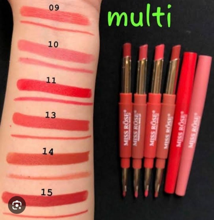 Missrose 2in1 Lipstick pencil... 24 colors available