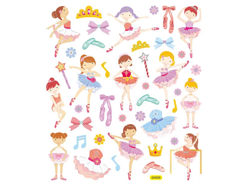 Klistremerker – Ballerina