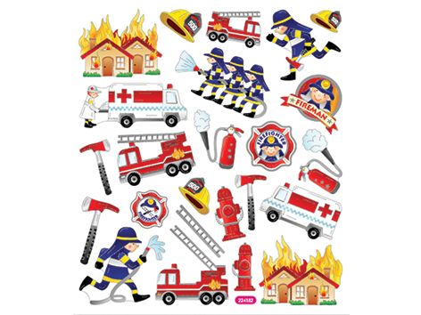 Klistremerker – Brannbil