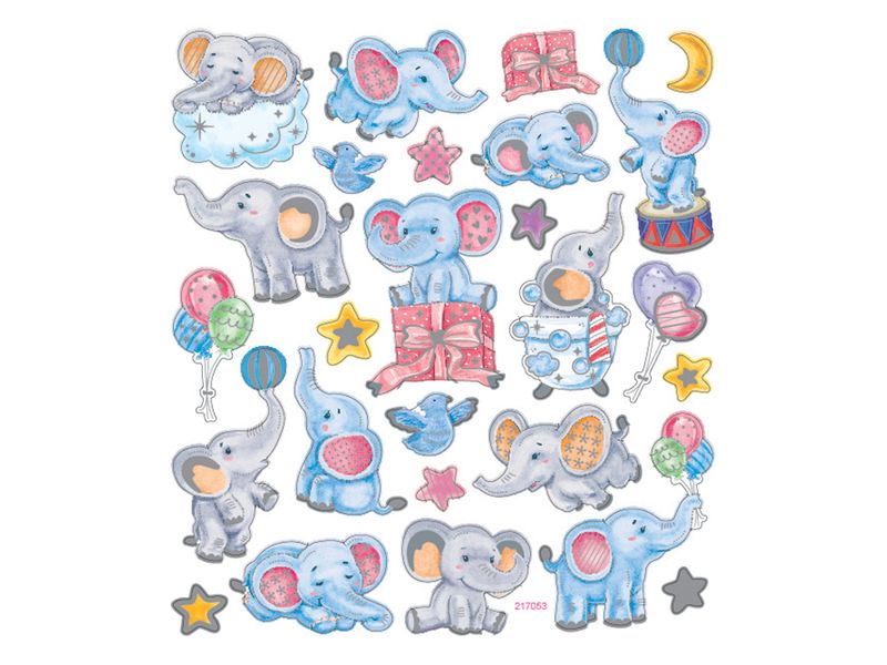 Klistremerker – Elefanter