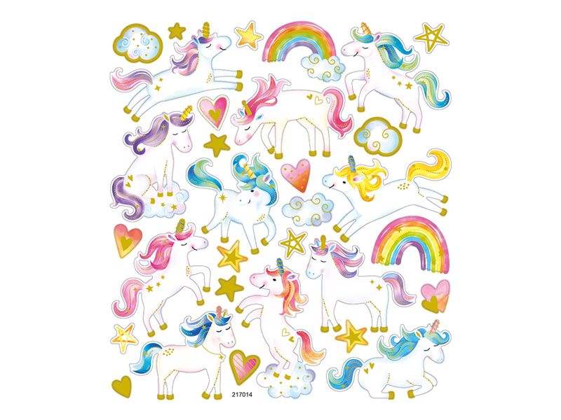 Klistremerker – Enhjørning / Unicorn