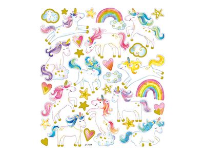 Klistremerker – Enhjørning / Unicorn