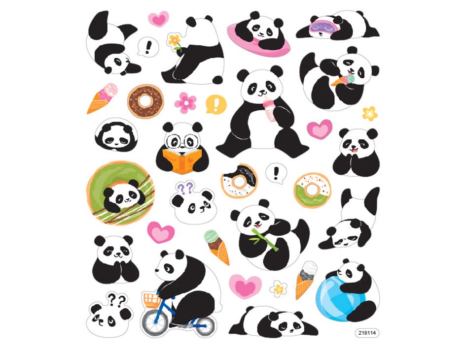 Klistremerker – Panda