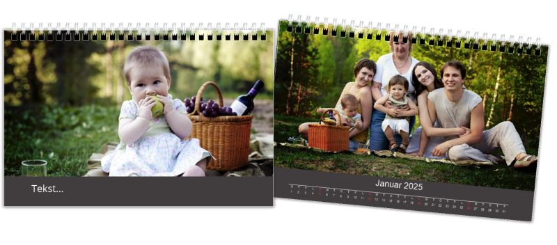 Personlig Fotokalender  20x30 cm liggende