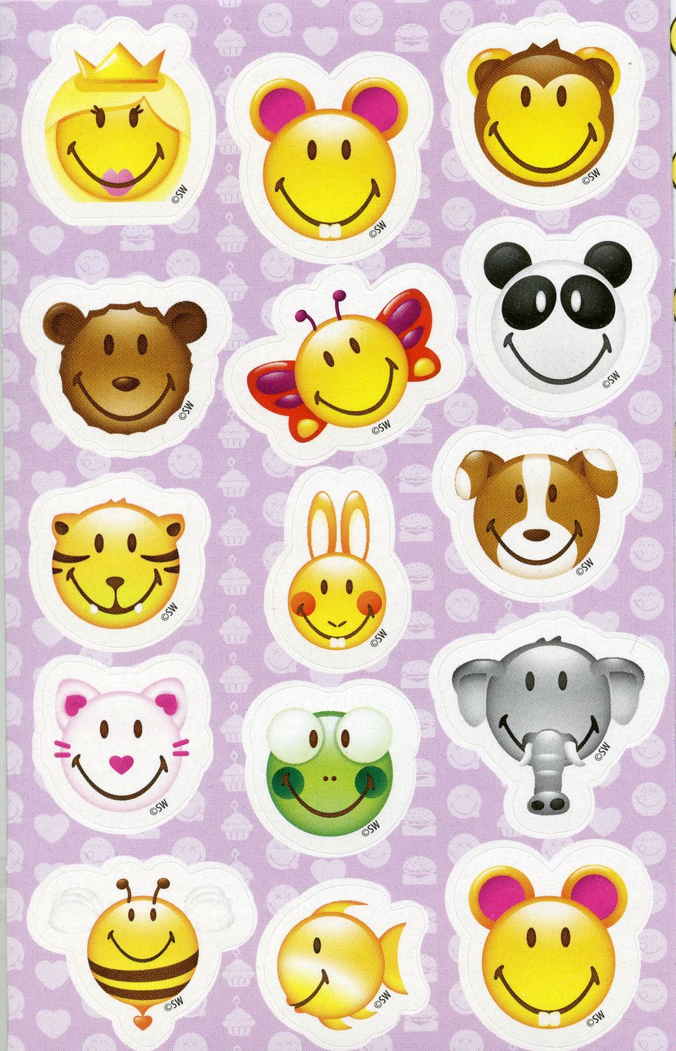 Klistremerker – Smileys
