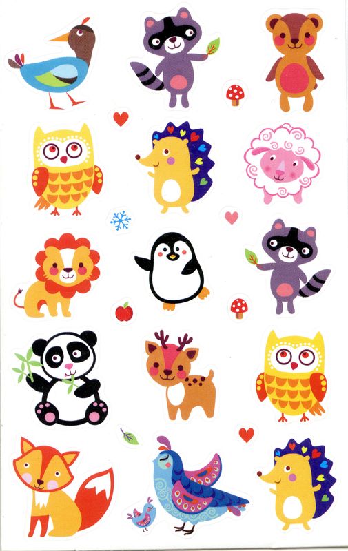 Klistremerker – Dyr