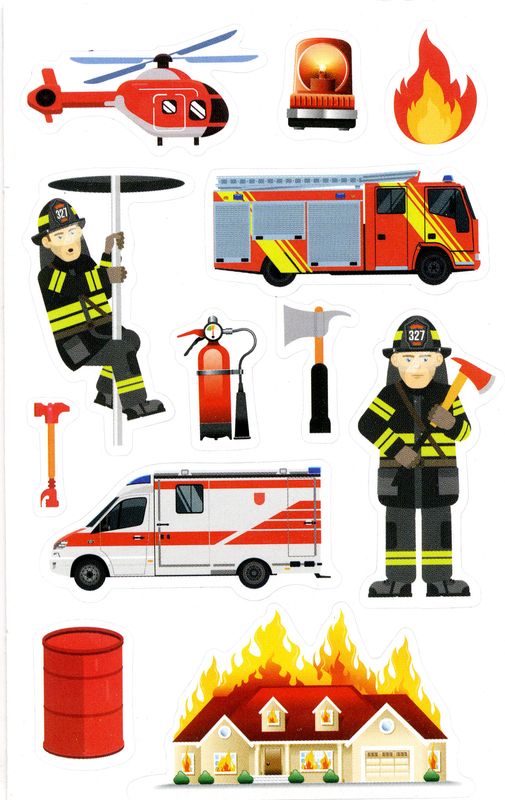 Klistremerker – Brannmann