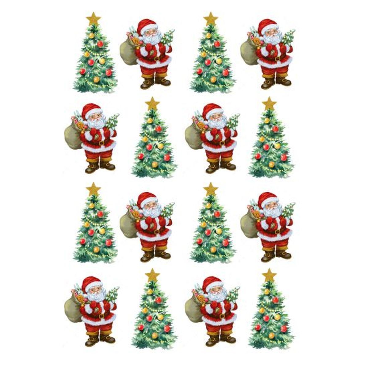 Klistremerker - Jul ,ekslusive nisser og juletrær