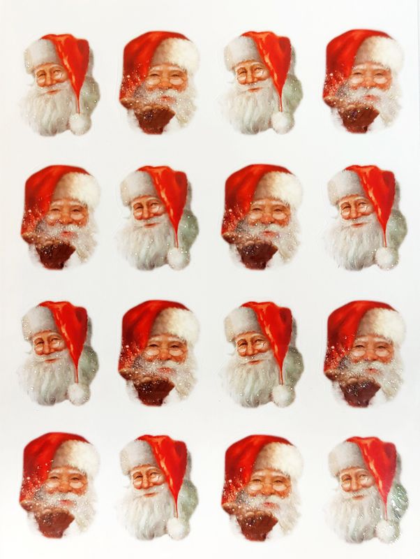 Klistremerker - Jul ,ekslusive nissehoder