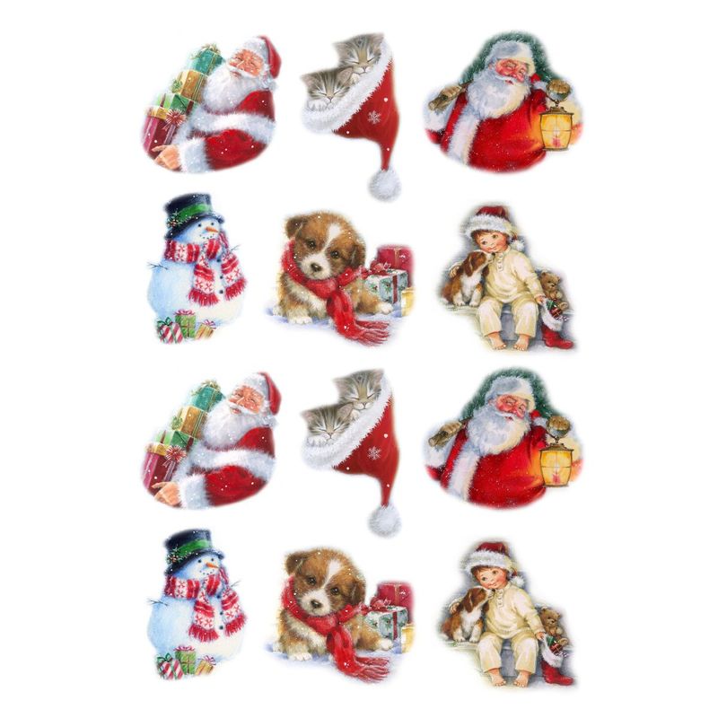 Klistremerker - Jul ,ekslusive nisser og snømenn