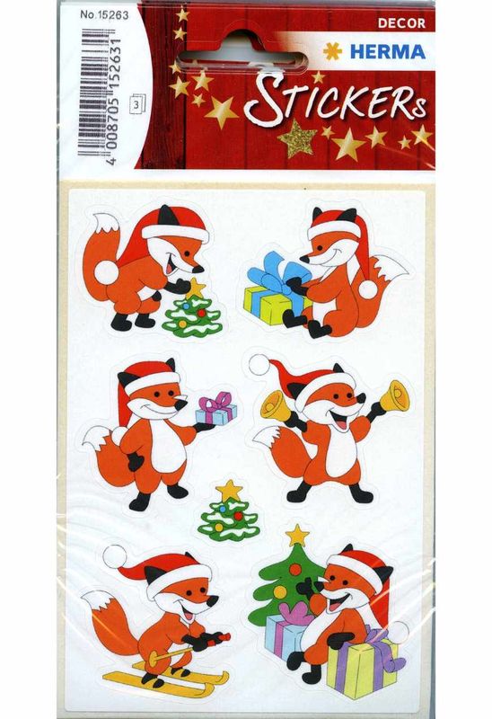 Klistremerker - Julerever