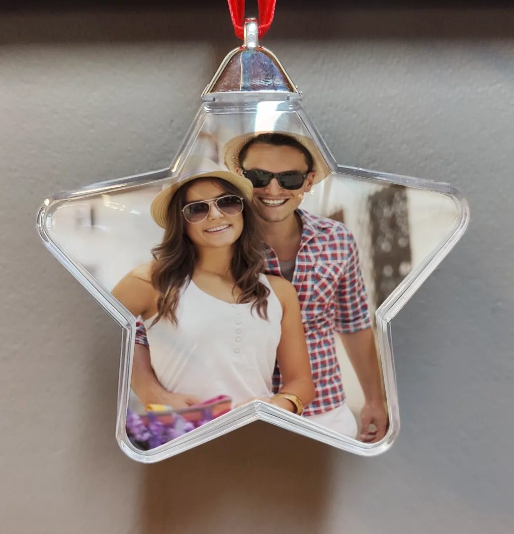 Julstjerne med eget bilde