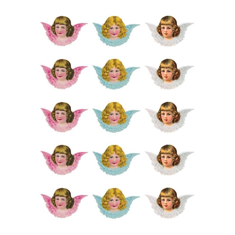 Klistremerker - Eksklusive retro engler