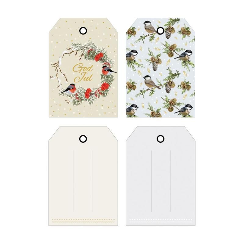 Julemerkelapper -  fugler