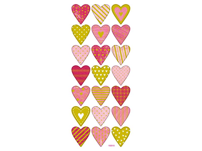 Klistremerker  - Hjerter