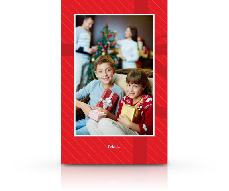 Personlig 2-siders kort 10x15cm stående