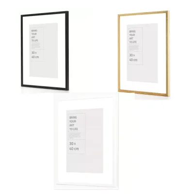 Oslo rammer med plexiglass