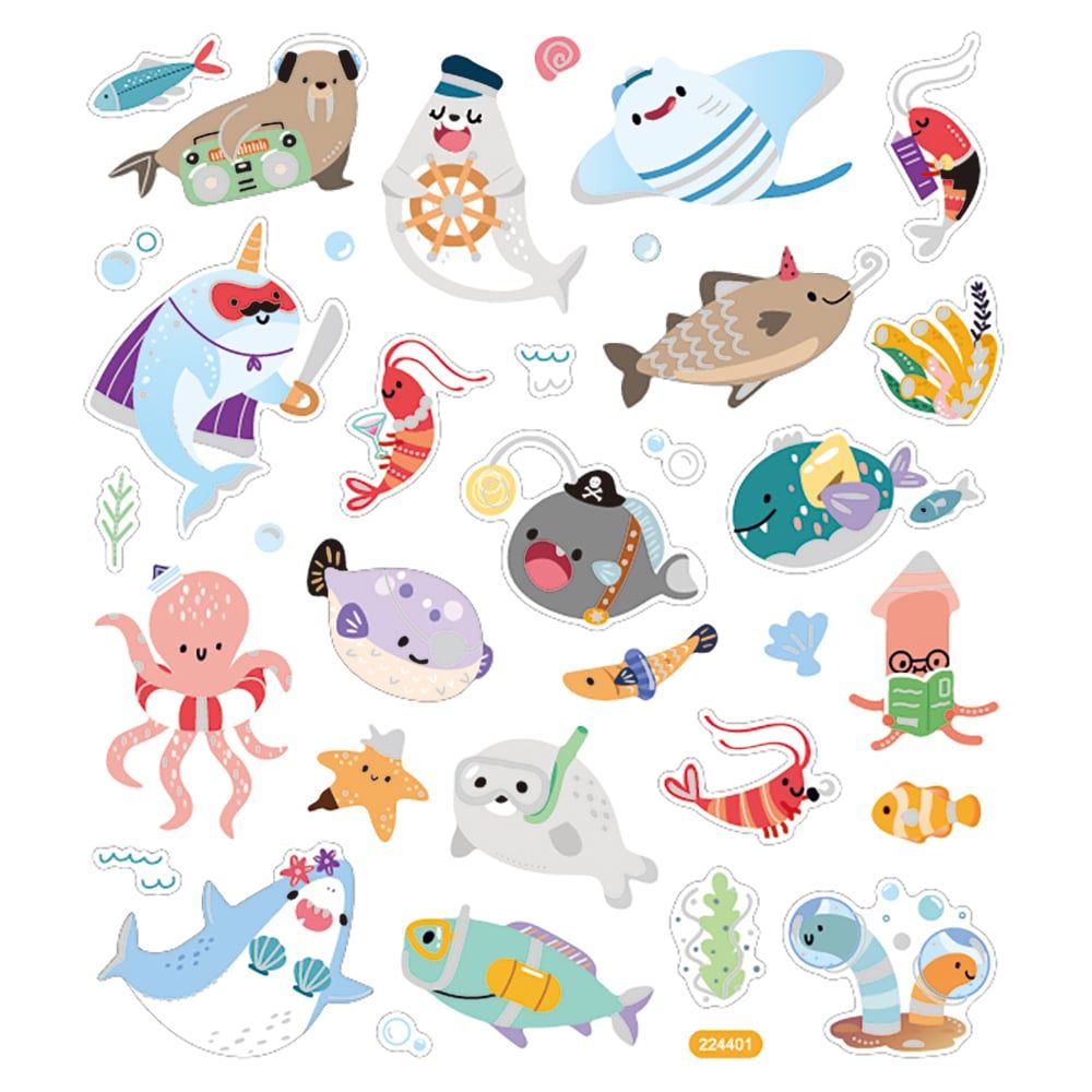 Klistremerker –I havet