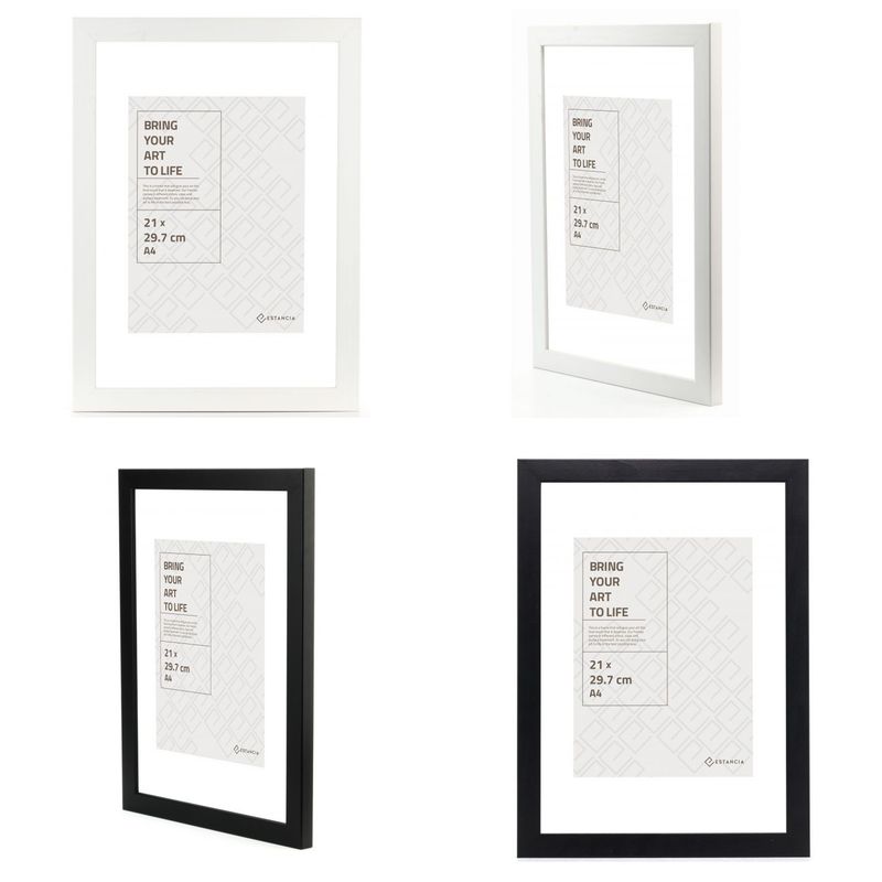 Stilren svart og hvit