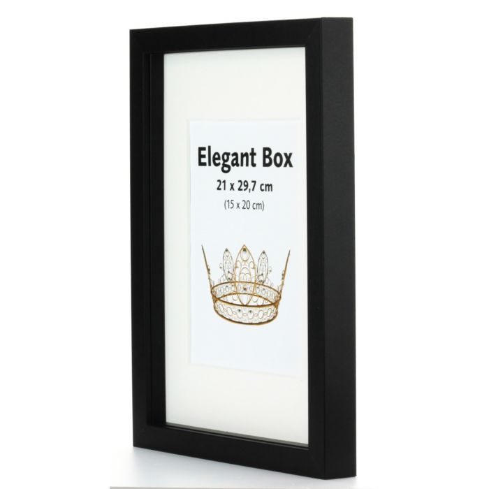 Elegant Box, Farge: Svart, Størrelse: 15x20