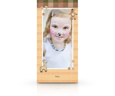 Personlig Fotokort 10x20cm stående