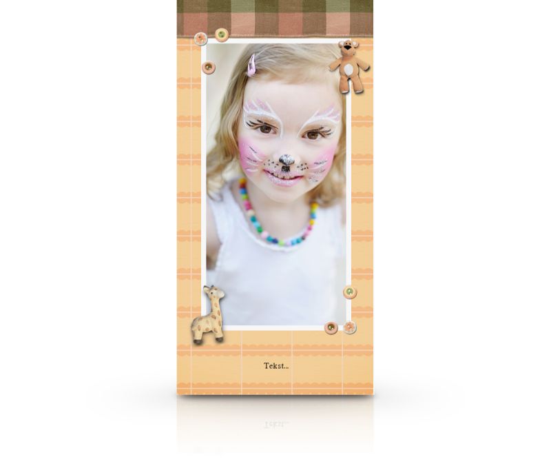 Personlig Fotokort 10x20cm stående