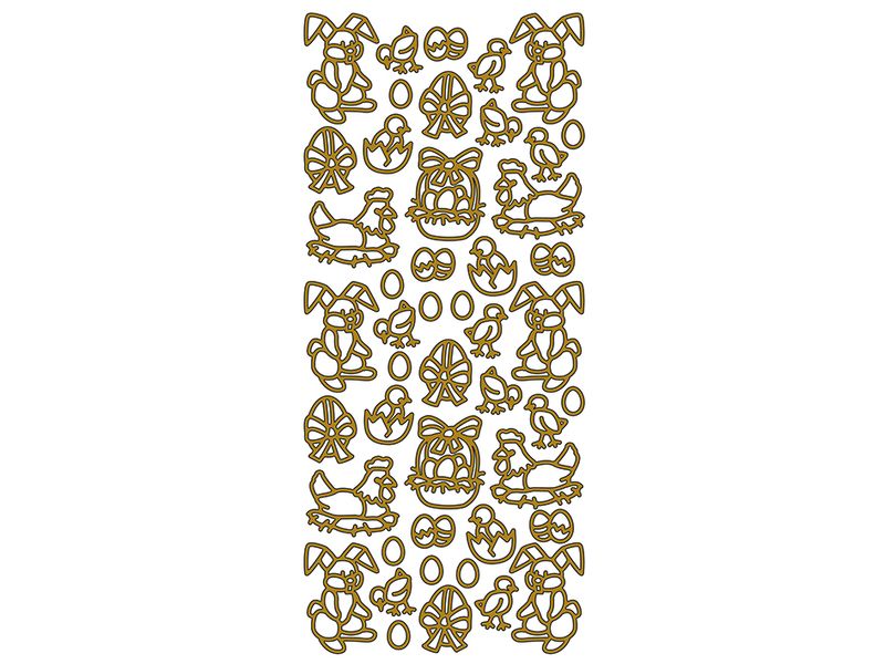 Klistremerker – Påske gull