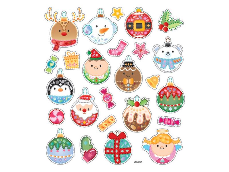 Klistremerker – Jul m/strass