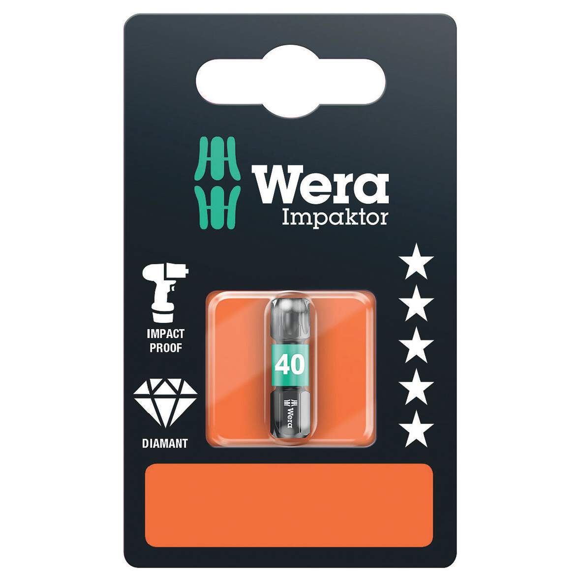 WERA Bit 867/1 IMP DC TX 40x25mm