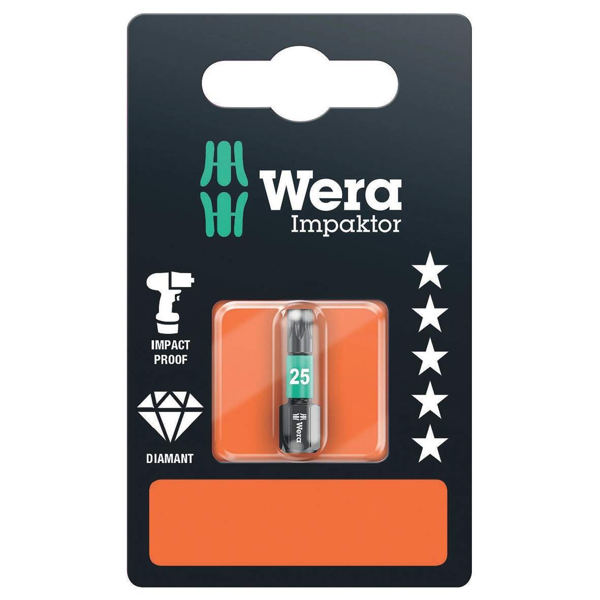 WERA Bit 867/1 IMP DC TX 25x25mm