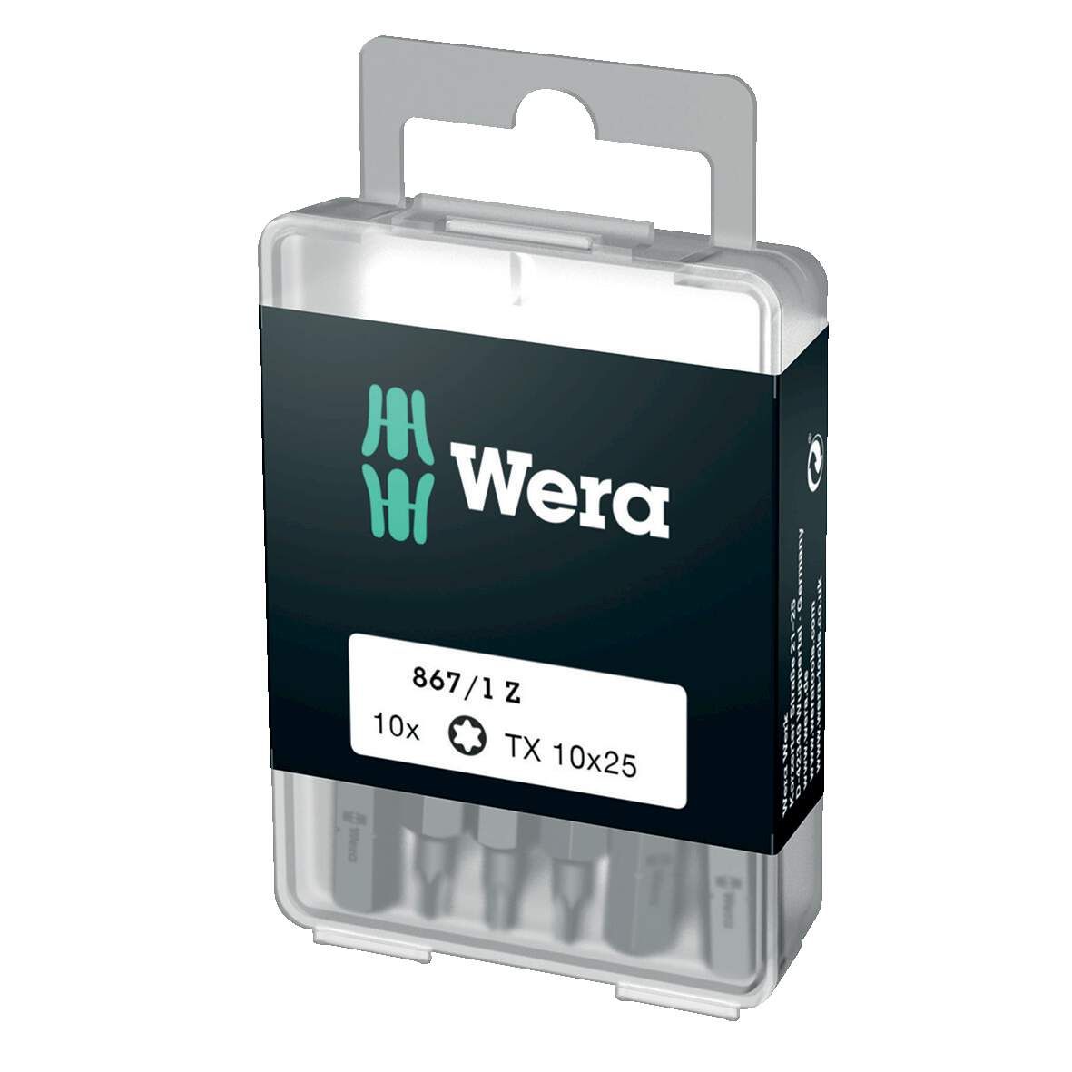 WERA Bit 867/1 DIY TX 10x25mm 1 Pkg.=10 Stück
