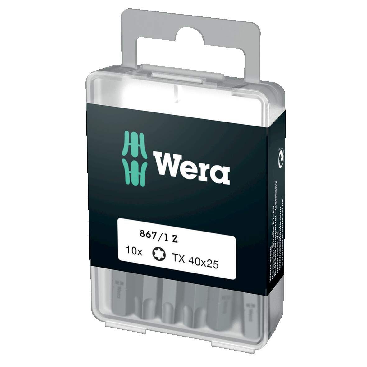 WERA Bit 867/1 DIY TX 40x25mm 1 Pkg.=10 Stück