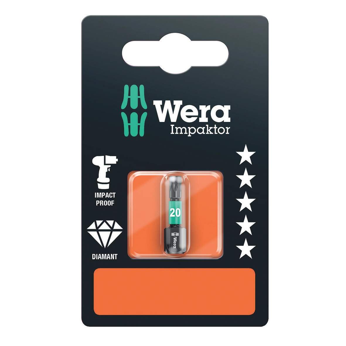WERA Bit 867/1 IMP DC TX 20x25mm