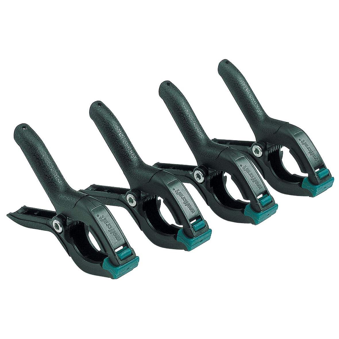 WOLFCRAFT Federzwingen-Set Microfix 4-teilig Spannweite 4x30mm