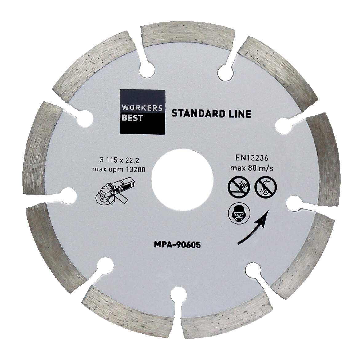 WORKERS BEST Diamanttrennscheibe Standard DM 125mm