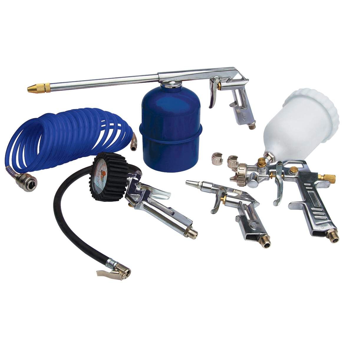 WORKERS BEST Druckluftwerkzeugset 5-teilig