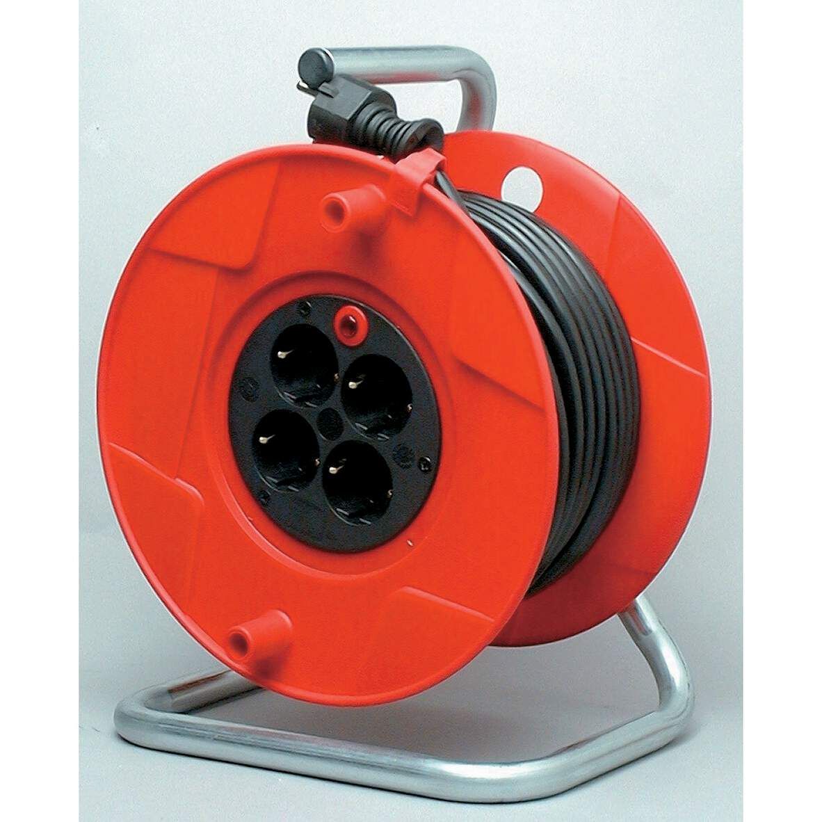 WORKERS BEST Kabeltrommel-Kunststoff 25m Kabel F3G1,5mm H05VV