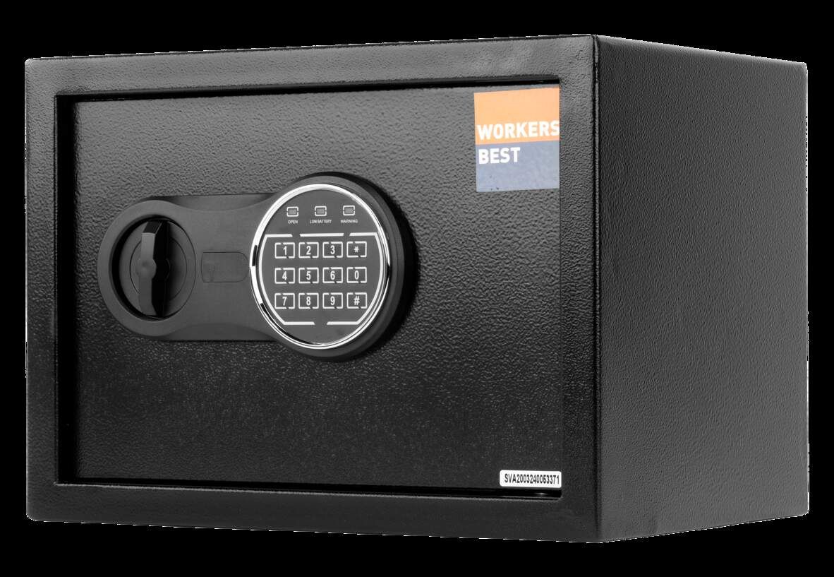 WORKERS BEST Möbeltresor Elektronik Außenmaß-BxHxT:35x25x25cm