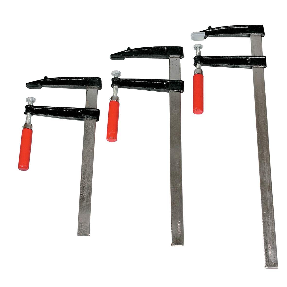 Schraubzwingen-Set 3-teilig 120x300, 400, 500mm
