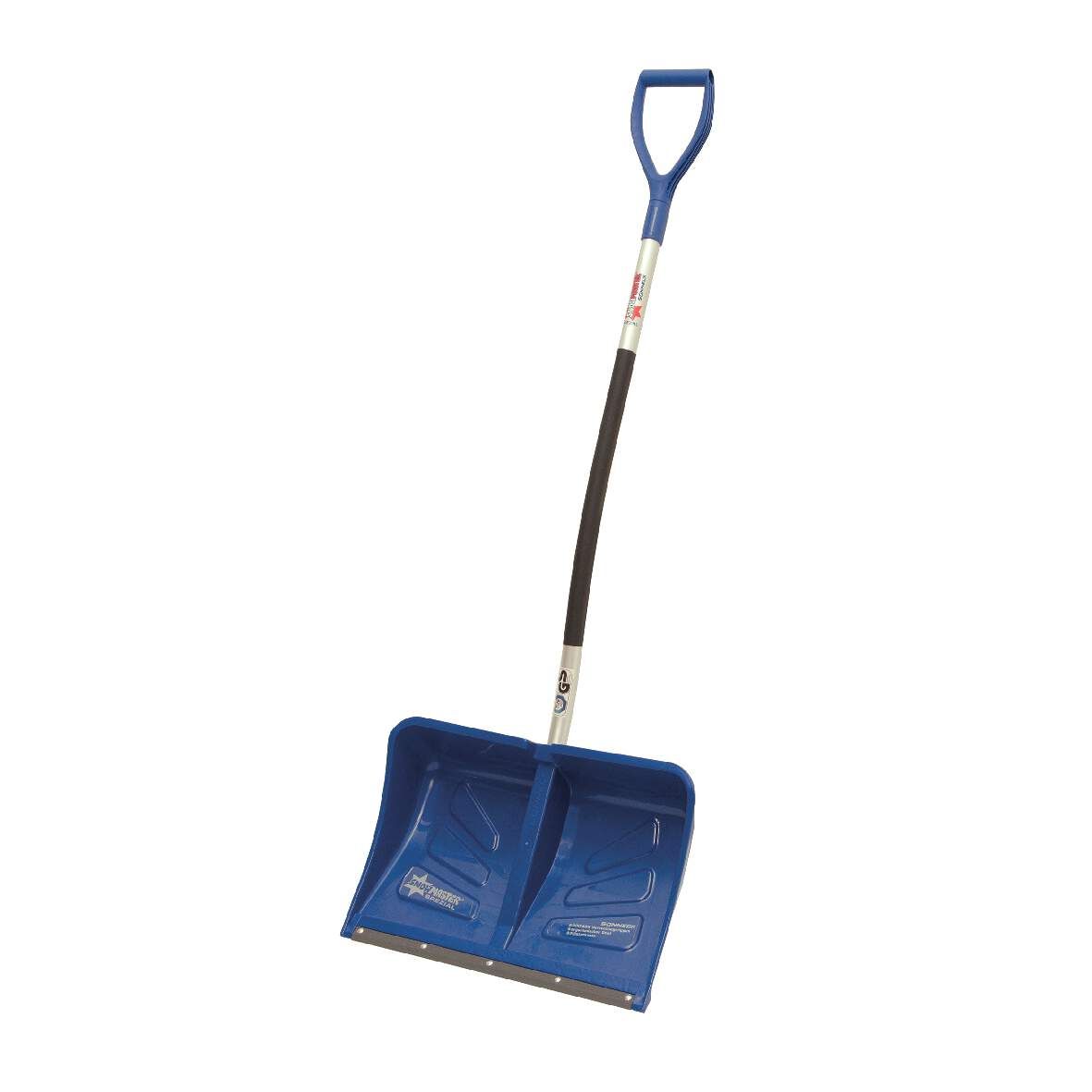SONNECK Schneeschieber Snowmaster blau Spezial Kunststoff 55cm