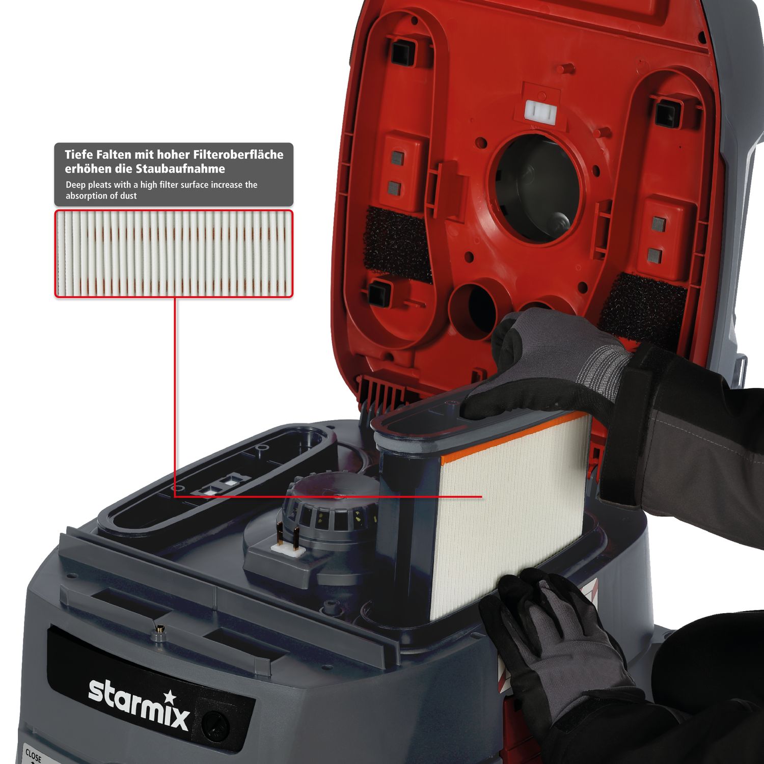 STARMIX Industriesauger iPulse L-1635 Top