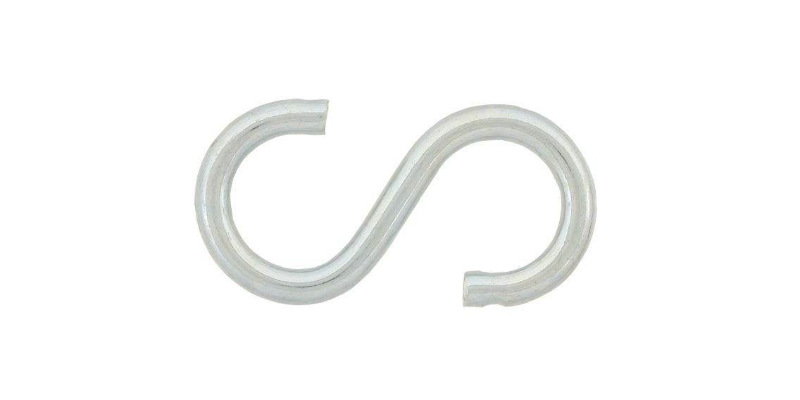 S-Haken verzinkt 4 mm