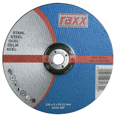 RAXX Schruppscheibe RAXX Stahl 125x6,0x22,23mm