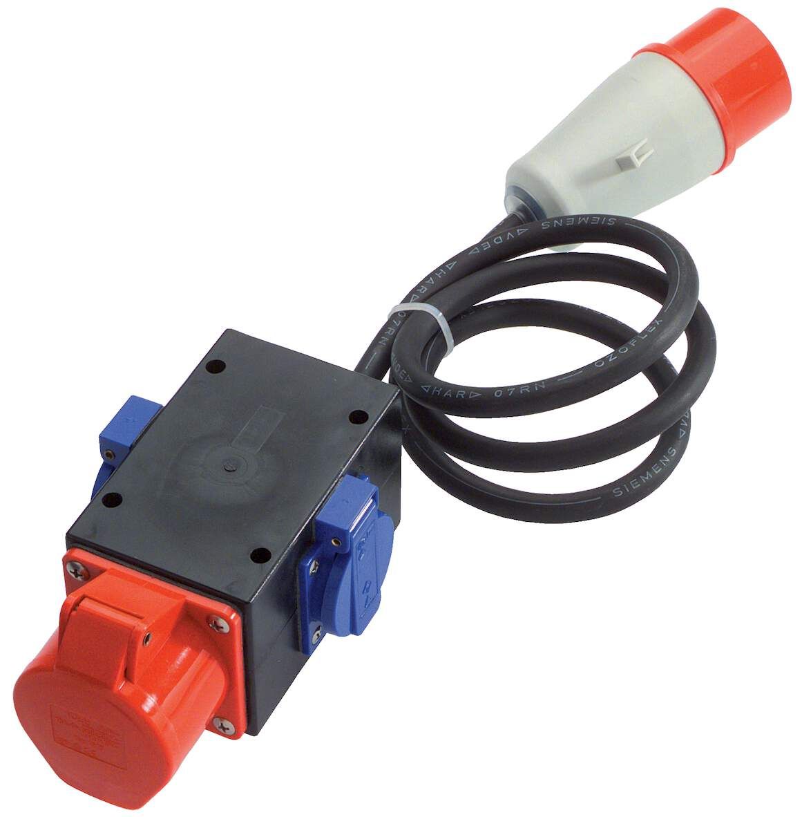 PCE Kompaktverteiler St.Anton mit K. 16A 5 Pol. 400 V 2x230V/1x400