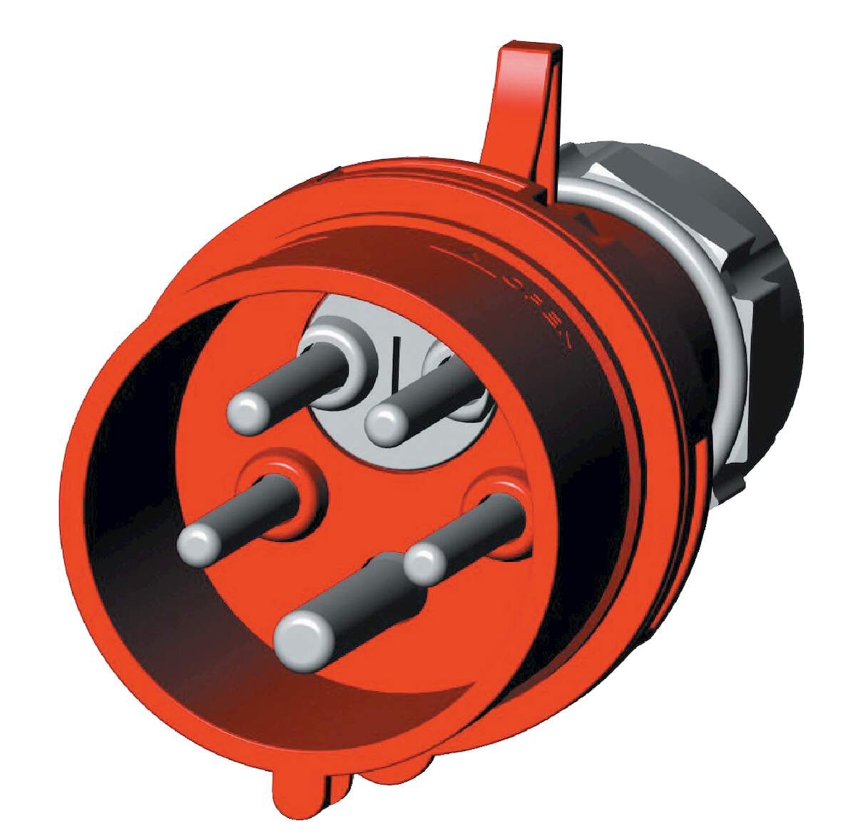 PCE CEE-Stecker 5 Pol. 32A 400 V mit Phasenwender