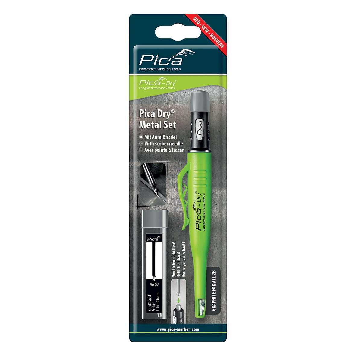 PICA Metallset Pica DRY mit Anreiß- nadel HM