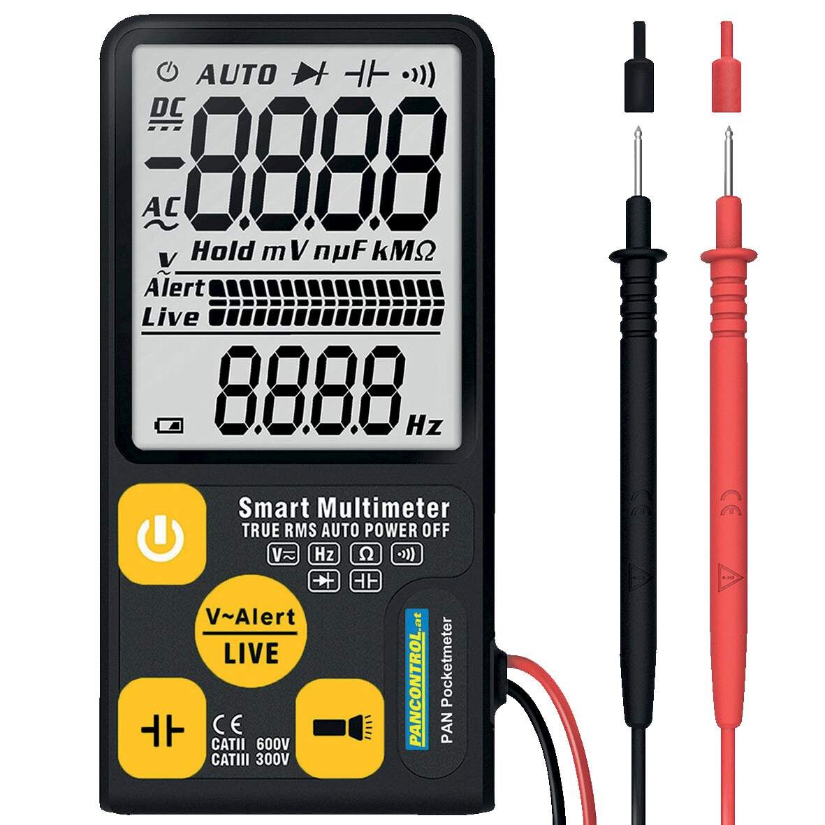 PANCONTROL Taschenmultimeter True RMS 300 V CAT III PAN Pocketmeter