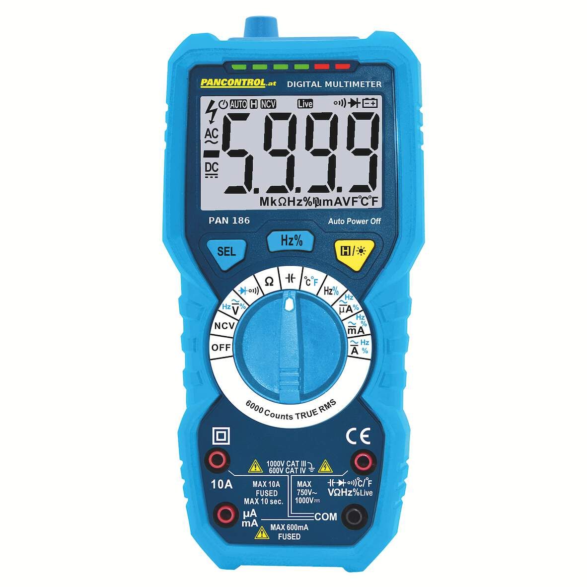 PANCONTROL Digitalmultimeter PAN 186 0,1mV-1000V