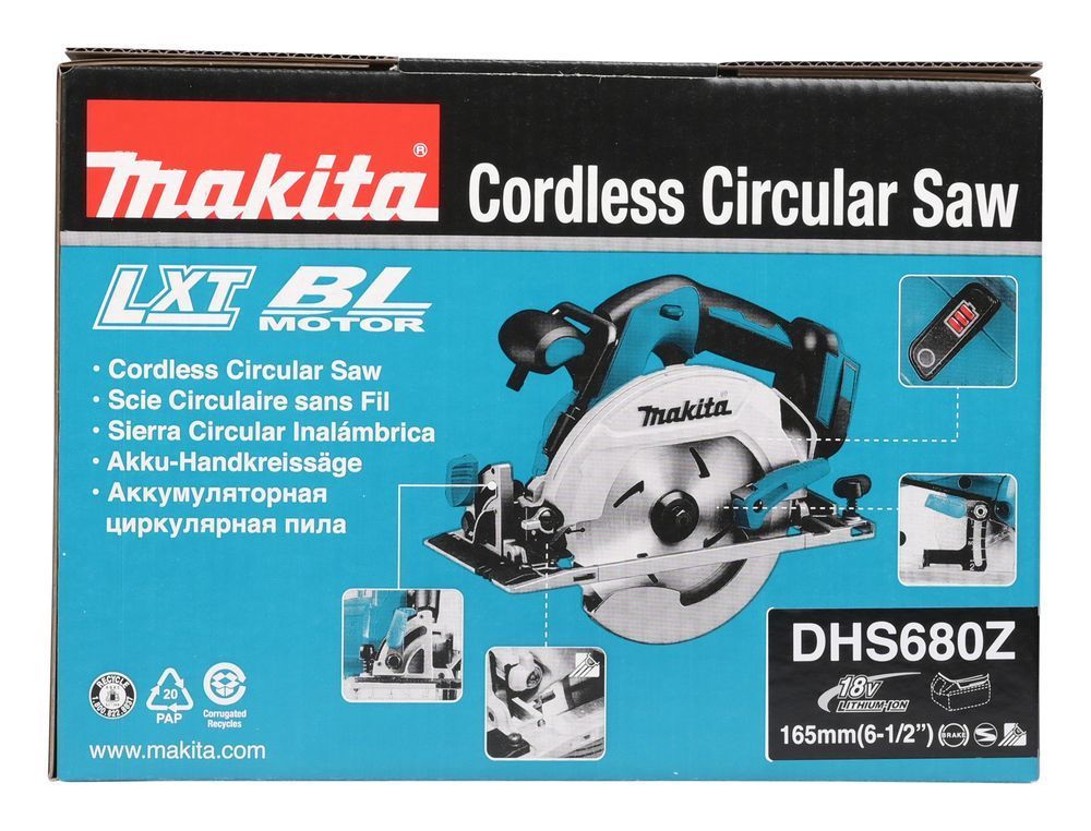 MAKITA Akku-Handkreissäge DHS680Z