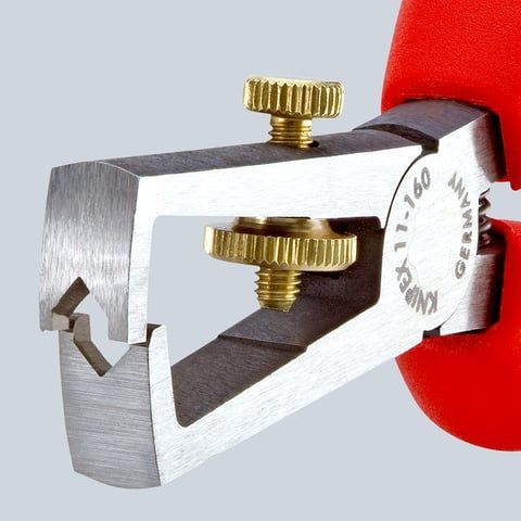 KNIPEX Abisolierzange poliert 160 mm